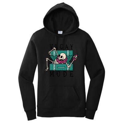 Vacay Mode Skeleton Women's Pullover Hoodie