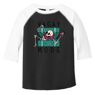 Vacay Mode Skeleton Toddler Fine Jersey T-Shirt