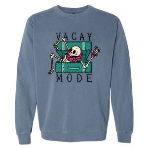 Vacay Mode Skeleton Garment-Dyed Sweatshirt