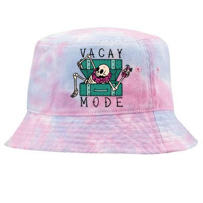 Vacay Mode Skeleton Tie-Dyed Bucket Hat