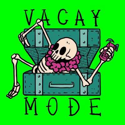 Vacay Mode Skeleton T-Shirt