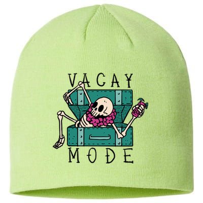 Vacay Mode Skeleton Sustainable Beanie