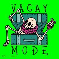 Vacay Mode Skeleton Magnet