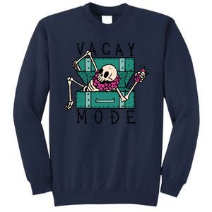 Vacay Mode Skeleton Tall Sweatshirt