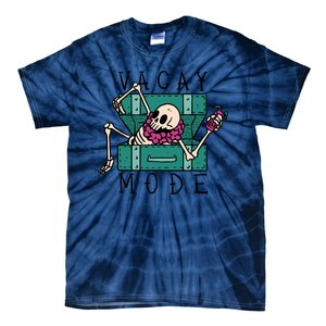 Vacay Mode Skeleton Tie-Dye T-Shirt