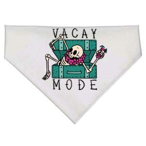 Vacay Mode Skeleton USA-Made Doggie Bandana