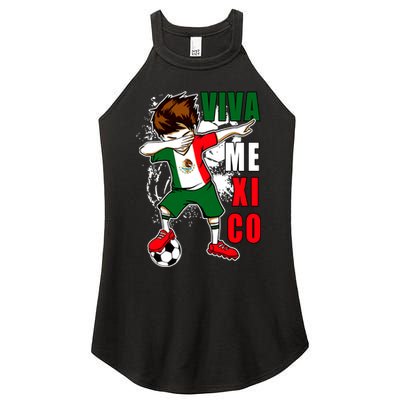 Viva Mexico Soccer Boy Independence Day Mexican Flag Women’s Perfect Tri Rocker Tank