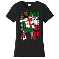 Viva Mexico Soccer Boy Independence Day Mexican Flag Women's T-Shirt