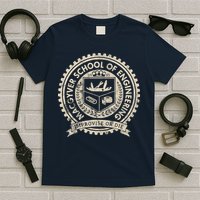 Vintage Macgyver School Of Engineering Improvise Or Die T-Shirt