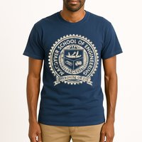 Vintage Macgyver School Of Engineering Improvise Or Die Tall T-Shirt