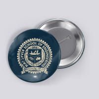 Vintage Macgyver School Of Engineering Improvise Or Die Button