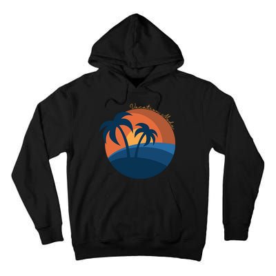 Vacation Mode Sunset Beach Tall Hoodie