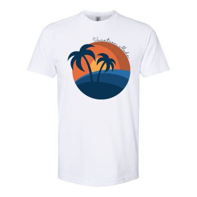 Vacation Mode Sunset Beach Softstyle CVC T-Shirt