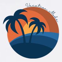Vacation Mode Sunset Beach Cooling Performance Crew T-Shirt