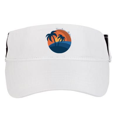 Vacation Mode Sunset Beach Adult Drive Performance Visor