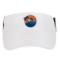 Vacation Mode Sunset Beach Adult Drive Performance Visor