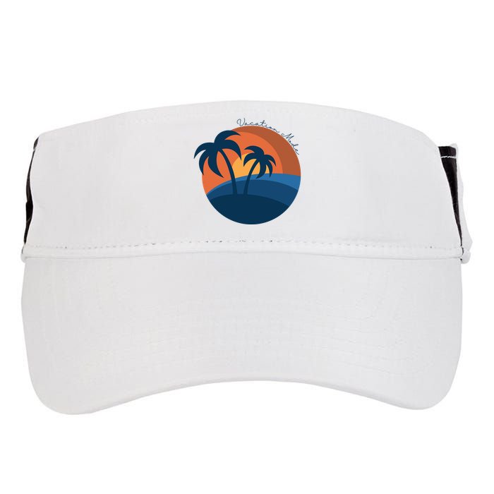Vacation Mode Sunset Beach Adult Drive Performance Visor