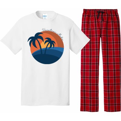 Vacation Mode Sunset Beach Pajama Set