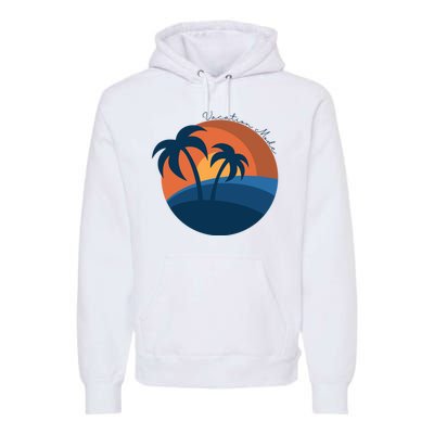 Vacation Mode Sunset Beach Premium Hoodie