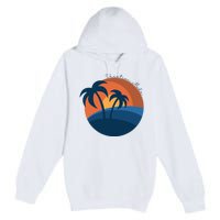 Vacation Mode Sunset Beach Premium Pullover Hoodie