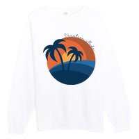 Vacation Mode Sunset Beach Premium Crewneck Sweatshirt