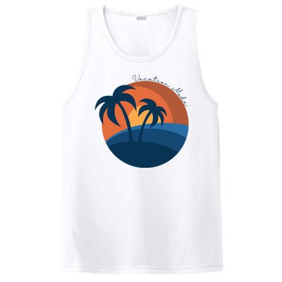 Vacation Mode Sunset Beach PosiCharge Competitor Tank