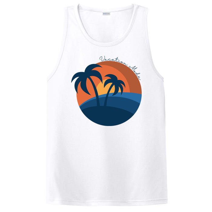 Vacation Mode Sunset Beach PosiCharge Competitor Tank