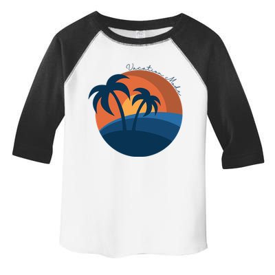 Vacation Mode Sunset Beach Toddler Fine Jersey T-Shirt