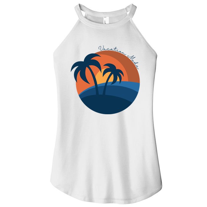 Vacation Mode Sunset Beach Women's Perfect Tri Rocker Tank