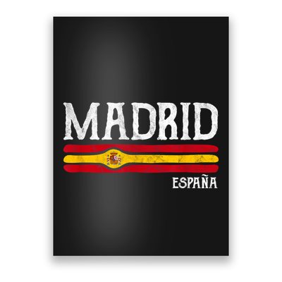 Vintage Madrid Spain Souvenir Espana Gift Poster