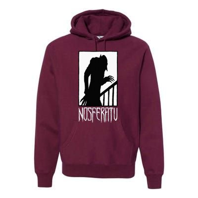 Vampire Monster Shadow Dracula Halloween Premium Hoodie