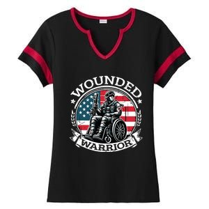 Veteran Military Support Ladies Halftime Notch Neck Tee