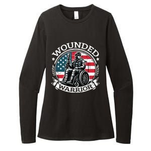 Veteran Military Support Womens CVC Long Sleeve Shirt