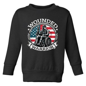 Veteran Military Support Toddler Sweatshirt