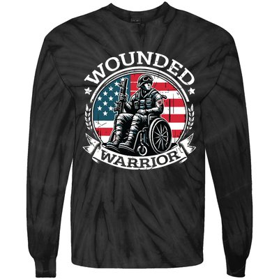 Veteran Military Support Tie-Dye Long Sleeve Shirt