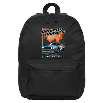 Velocity Motors Steet Racing 16 in Basic Backpack