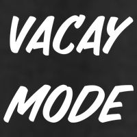 Vacation Mode Summer Beach Vacay Trip Vibes Gift 7 Panel Mesh Trucker Snapback Hat