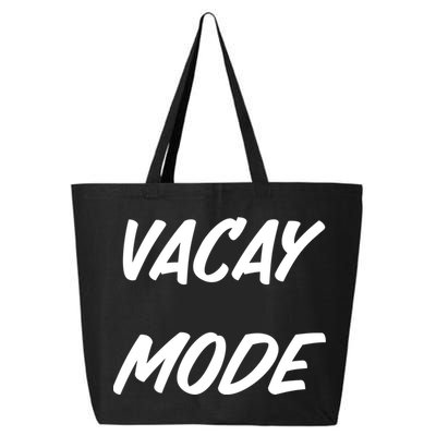 Vacation Mode Summer Beach Vacay Trip Vibes Gift 25L Jumbo Tote