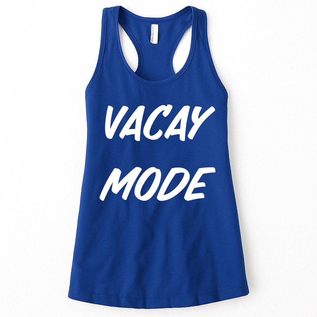 Vacation Mode Summer Beach Vacay Trip Vibes Gift Womens Tank Top