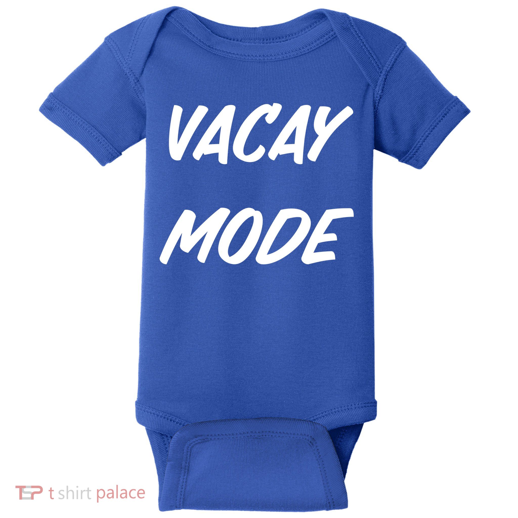 Vacation Mode Summer Beach Vacay Trip Vibes Gift Baby Bodysuit