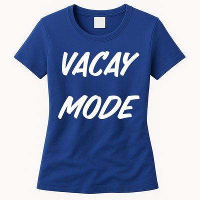 Vacation Mode Summer Beach Vacay Trip Vibes Gift Womens T-Shirt