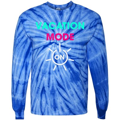 Vacy Mode Summer Cruise Getaway Family Beach Mode Vacation Cool Gift Tie-Dye Long Sleeve Shirt