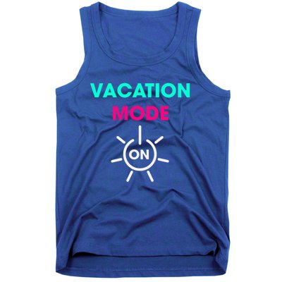 Vacy Mode Summer Cruise Getaway Family Beach Mode Vacation Cool Gift Tank Top