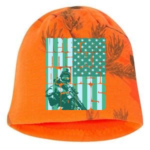 Veterans Make The Best Dads Gift Kati - Camo Knit Beanie