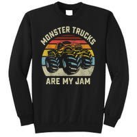 Vintage Monster Truck Retro Style Monster Trucks Are My Jam Sweatshirt