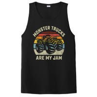 Vintage Monster Truck Retro Style Monster Trucks Are My Jam PosiCharge Competitor Tank