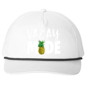 Vacay Mode Tropical Summer Vibes Fruit Gift Snapback Five-Panel Rope Hat