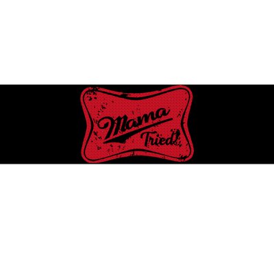 Vintage Mama Tried Retro Country Outlaw Music Western Bumper Sticker