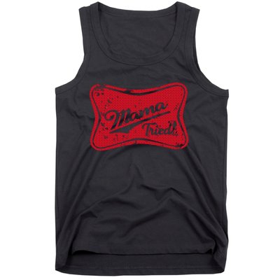 Vintage Mama Tried Retro Country Outlaw Music Western Tank Top