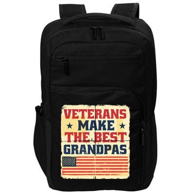 Veterans Make The Best Grandpas USA Impact Tech Backpack